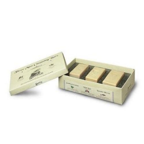 שלישיית מיני סבון טבעיים | מבית ג'מילה | לבנדר | גרניום | נענע | משמן זית טהור | סבתא ג'מילה | Grandma Jamila