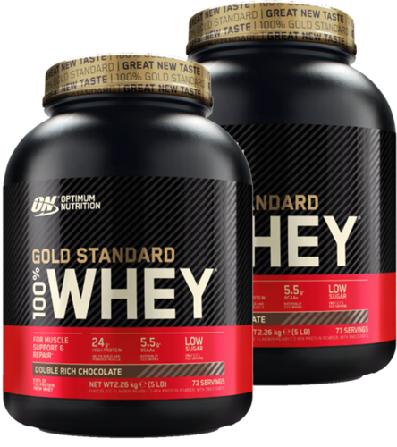 GOLD STANDARD 100% WHEY | 2.27 KG אופטימום | זוג | אופטימום נוטרישן | Optimum Nutrition