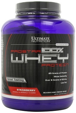  PRO STAR PROTEIN POWDER | אבקת חלבון פרו סטאר | בטעם תות | 2.39 ק"ג |  אולטימייט נוטרישן | Ultimate Nutrition 