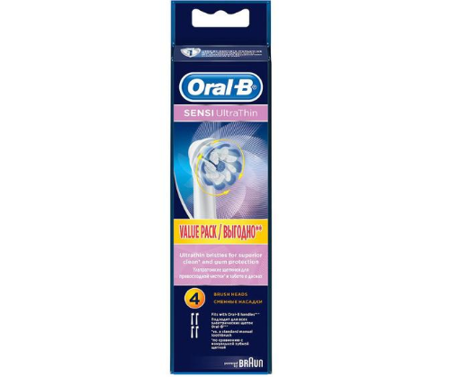 4 ראשי מילוי למברשת שיניים חשמלית | ORAL -B