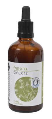 תמצית ברא תולי | DIGEX 12 | כשרות בד"ץ | מכיל 100 מ"ל |  ברא צמחים | BARA