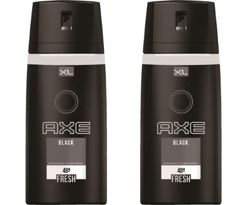מבצע זוגי אקס AXE דאודורנט ספריי גוף לגבר| מכיל 200 מ"ל | BLACK XL