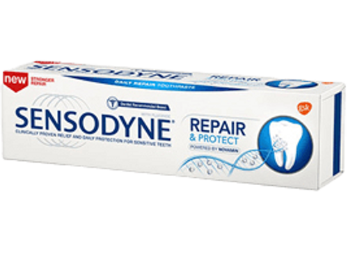 Repair & protect -משחת שיניים לשיקום והגנה | משחת שיניים סנסודיין  שיקום והגנה  לשיניים רגישות | מכיל 75 מ