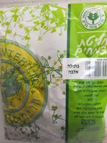 חליטת תה | בתולה אלבה | 50 גרם | הרבה סנטר |