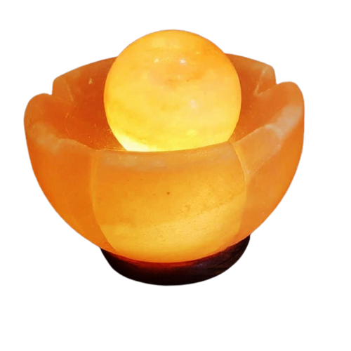 מנורת מלח | חצי קערה עם כדור