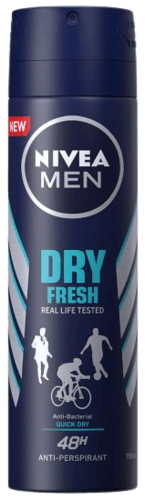 דאודורנט ספריי לגבר | Nivea Dry Fresh | מכיל 150 מ