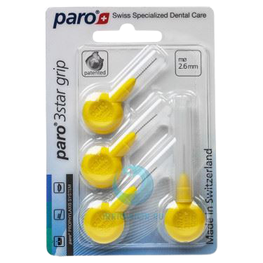 פארו | Paro | סטאר גריפ 3 | מברשת ספירלית | צהוב