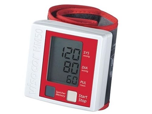מד לחץ דם ודופק לפרק כף היד Visocor HM50