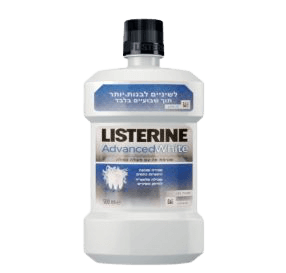 ליסטרין | לבן אדוונס | 500מ"ל ליסטרין | Listerine