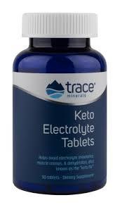 Keto Electrolytes- טבליות פורמולת אלקטרוליטים- TRACE MINERALS