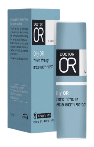 דוקטור עור | קונסילר טיפולי | לכיסוי וייבוש פגמים | מעניק כיסוי מלא ומטשטש מראה של פגמים | סטיק טיפולי | מכיל 4.5 מ"ל ד"ר עור | Doctor Or	