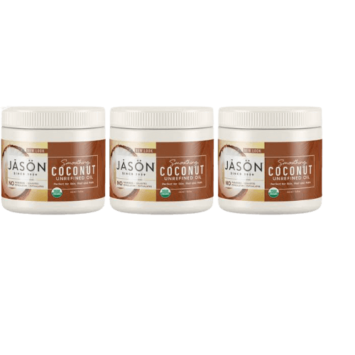 מבצע שלישיה | ג'ייסון | שמן קוקוס אורגני איכותי | מעניק חווית שימוש מענגת חושים לשיער ולעור | JASON ג'ייסון | JASON