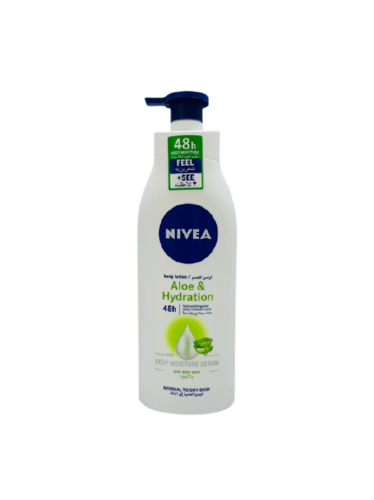 תחליב גוף | מועשר בתמצית אלוורה | מכיל 400 מ"ל | Aloe & Hydration Body Lotion |  ניוואה | NIVEA	