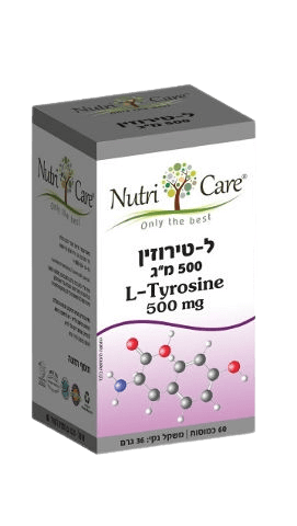 ל-טירוזין נוטרי קר | מכיל 60 כמוסות | Nutri Care נוטרי קר | Nutri Care
