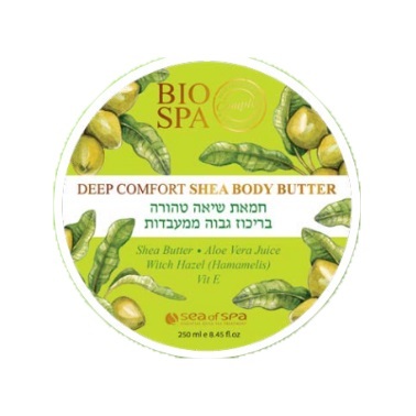 חמאת גוף | מכיל 250 מ"ל | חמאת שיאה | Shea Body Butter |  סי אוף ספא | Sea Of Spa