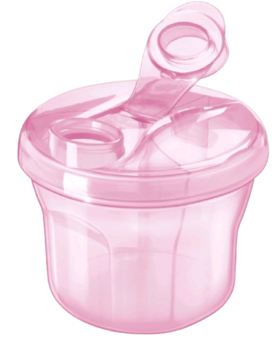 אוונט | מחלק מנות | ורוד | Milk Powder Dispenser | שלושה תאים פיליפס | PHILIPS