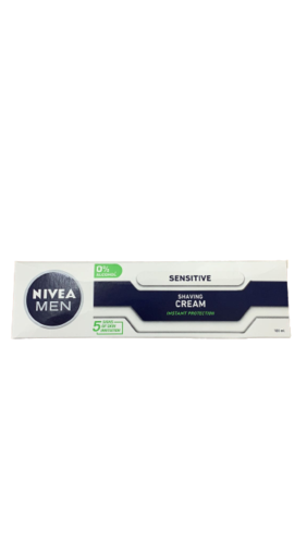 קרם גילוח רגיש | מכיל 100 מ"ל | להגנה מיידית | Sensitive Shaving Cream | Instant Protection |  ניוואה | NIVEA	