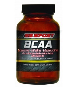BCAA | בתוספת ויטמין B6 | מכיל 90 כמוסות | מכיל חומצות אמינו |  GS SPORT