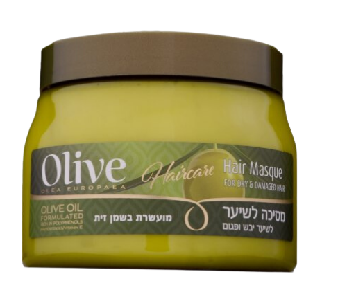 OLIVE - מסיכה לשיער יבש ופגום מועשרת בשמן זית - 500 מ"ל