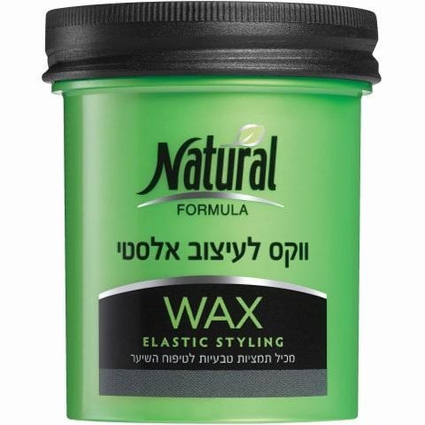 ווקס לעיצוב אלסטי | מכיל 120 מ"ל | נטורל פורמולה | Natural Formula