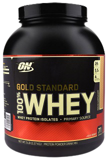 OPTIMUM NUTRITION - GOLD STANDARD 100% WHEY PROTEIN POWDER | אבקת חלבון גולד סטנדרט מבית אופטימום נוטרישן בטעם מוקה קפוצ