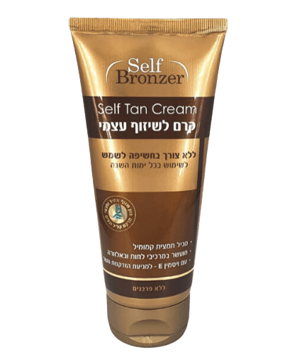 קרם לשיזוף עצמי ללא חשיפה לשמש BRONZER