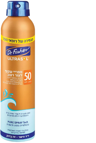 אולטרלוס | ספריי שקוף | לעור רטוב או יבש | מכיל 200 מ"ל  ד"ר פישר | Dr. Fischer