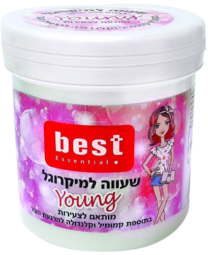שעווה למיקרוגל | קמומיל וקלנדולה | מותאמת לצעירות | מבית בסט Best | מכיל 500 גרם