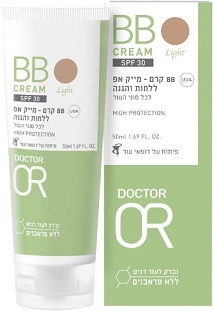 דוקטור עור | BB קרם | מייק אפ | מכיל 50 מ"ל | ד"ר עור | לייט |  ד"ר עור | Doctor Or	