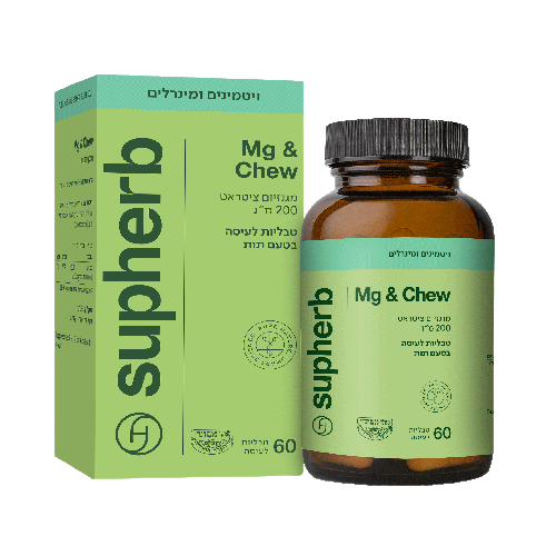 MG&CHEW מגנזיום ציטראט 200 מ