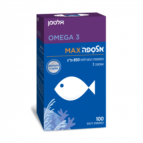 אלספה מקס אלטמן | מכיל 100 כמוסות | אלטמן | ALTMAN