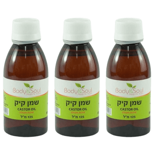 מארז שלישייה | שמן קיק | מכיל 125 מ"ל | איכות מעולה | לשימוש חיצוני בלבד |  Body & Soul
