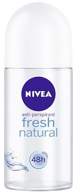 דאורדונט רול און לאישה | fresh natural | אנטי פרספירנט | 50 מ"ל |  ניוואה | NIVEA	