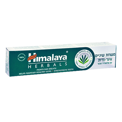 הימלאיה | משחת שיניים | מכילה צמחי מרפא | מעניקה הגנה מרובד החיידקים הנמצאים בחלל הפה | 100גרם הימלאיה | Himalaya