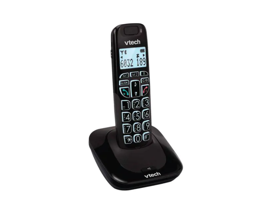  טלפון דק לכבדי שמיעה שחור VTECH SLB-150B