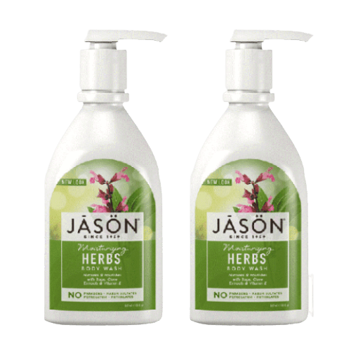 מבצע שלישיה | ג'ייסון סבון גוף צמחים ללחות והזנת העור | מכיל 887 מ