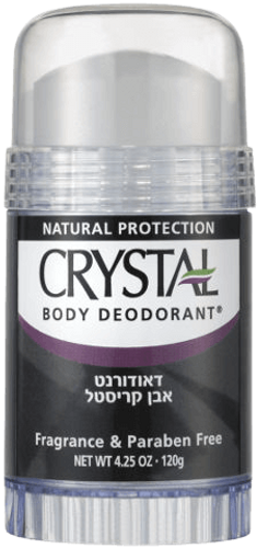 דאודורנט אבן קריסטל לגבר ללא ריח - 120 גרם - CRISTAL נטורל פרוטקשיין