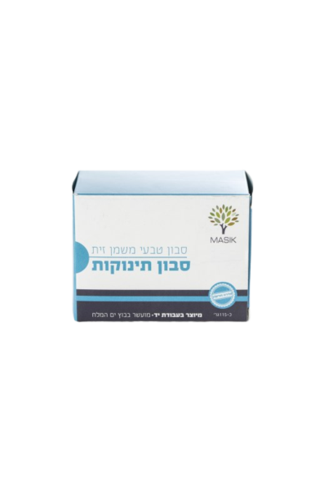 סבון טבעי | משמן זית | סבון תינוקות | מיוצר בעבודת יד | מועשר בבוץ ים המלח | מכיל 115 גרם