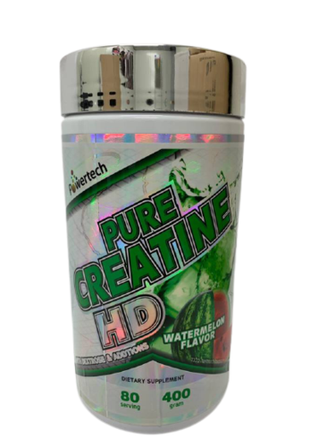 אבקת קריאטין - POWERTECH - PURE CREATINE HD-בטעם אבטיח פאוורטק | Powertech