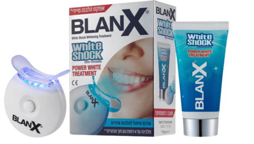 בלנקס | ערכת טיפול להלבנת שיניים | מלבינה עד 4 רמות גוון | תוך שבועיים | אפקט הלבנה מיידי