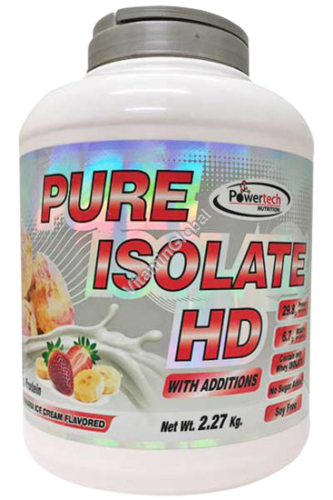 Pure Isolate Animation אבקת חלבון פאוורטק בטעם תות בננה | Pure Isolate HD אייזולט טהור | מכיל ...