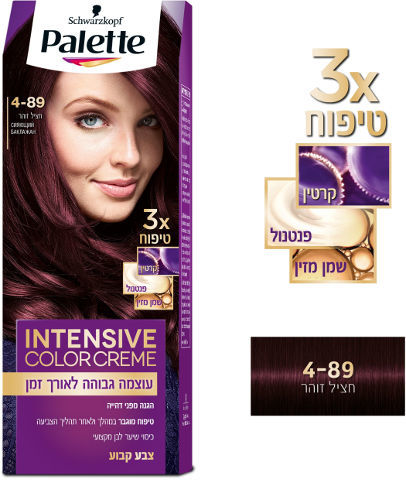 פאלטה | קרם צבע שיער חציל זוהר 4.89