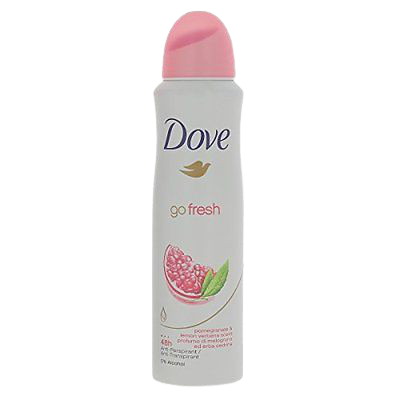 דאודורנט ספריי go fresh רימונים - מכיל 150 מ"ל דוב | Dove