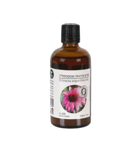 שורש אכינצאה אנגוסטיפוליה | מכיל 100 מ"ל | כשר | Echinacea Angustifolia Root |  ברא צמחים | BARA