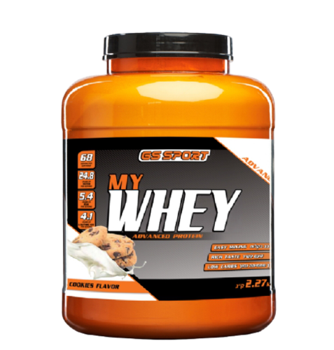 אבקת להכת משקה חלבון מי גבינה בטעם עוגיות | 2.7 ק