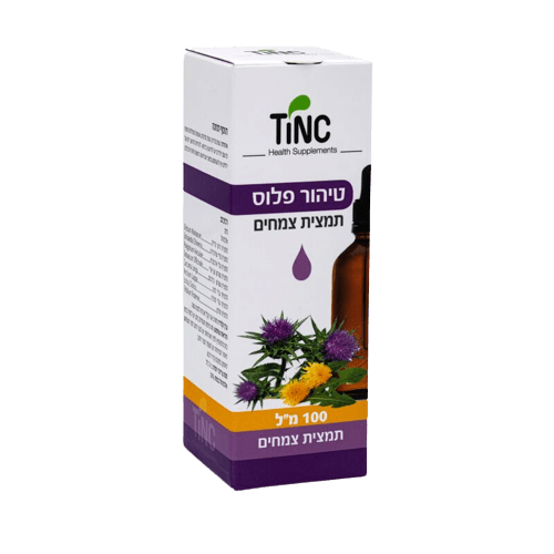 טיהור פלוס | תמצית צמחים | מכיל 100 מ"ל | תוסף תזונה |  טינקטורה טק | Tinctura Tech