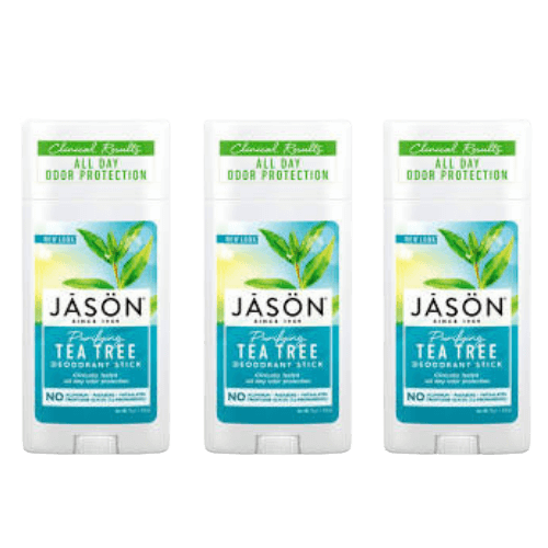 מבצע שלישיה | דאודורנט סטיק עץ התה | הגנה למשך כול היום | מנטרל ריחות רעים | ג'ייסון JASON ג'ייסון | JASON