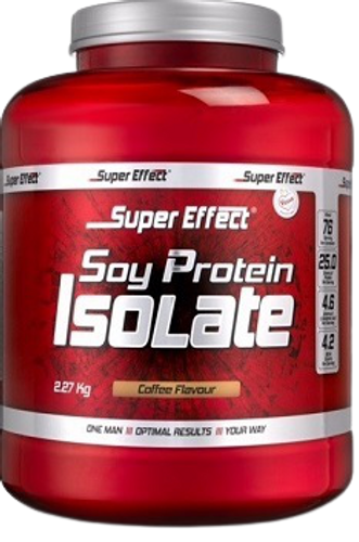 SUPER EFFECT - SOY ISOLATE PROTEIN POWDER |אבקת חלבון סויה סופר אפקט בטעם עוגיות | 2.27 ק