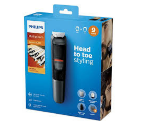 מכונה לעיצוב הזקן+ תספורת | מכונת תספורת לזקן Philips MG5720/15 ערכה מושלמת לטיפוח ועיצוב שיער הראש