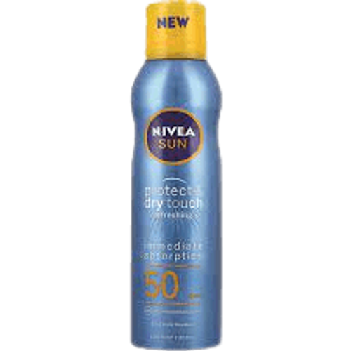 ספריי הגנה | 50 SPF | להרגשה קרירות | מכיל נוסחה ייחודית הנותנת תחושה קרירה ומותירה את העור רענן וצונן | מכיל 200 מ